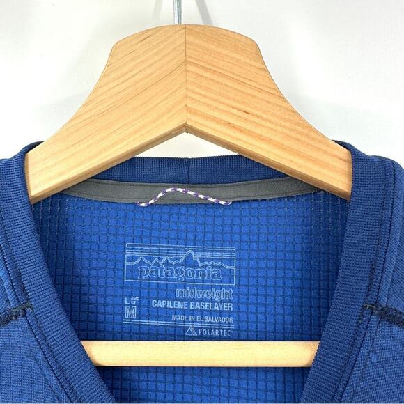 Patagonia Men's Capilene Midweight Crew Sz M - Picture 3 of 6